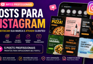 Eu vou criar Posts Profissionais para Instagram