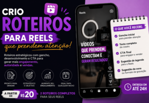 Eu vou Criar roteiros para Reels que prendem atenção