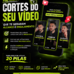 Eu vou fazer Cortes Profissionais Que Geram Alcance e Engaja...