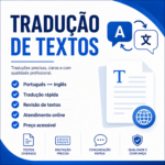 Eu vou traduzir textos do português para inglês