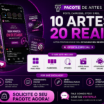 Eu vou fazer 5 artes exclusivas para sua rede social