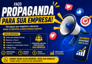 Eu vou criar uma propaganda profissional