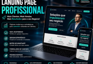 Eu vou Criar landing page profissional para seu negócio