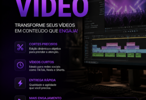 Eu vou Criar corte do vídeo que gerou alcance e engajamento.