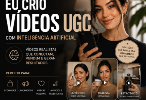 Eu vou fazer Vídeos UGC autênticos, que engajam seu público
