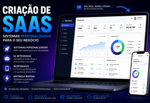 Eu vou criar seu SaaS, CRM ou sistema web