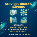 Eu vou criar resumos digitas profissionais