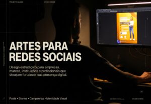 Eu vou criar artes profissionais para suas redes