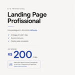 Eu vou criar sua Landing Page profissional + hospedagem