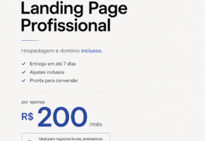 Eu vou criar sua Landing Page profissional + hospedagem