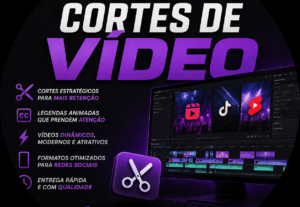 Eu vou fazer cortes do seu vídeo