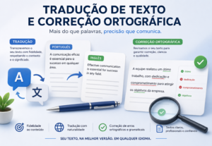 Eu vou fazer a tradução e correção ortográfica do seu texto.