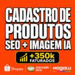 Eu vou cadastrar produtos com SEO para e-commerce