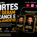 Eu vou criar cortes proficionais dos seus vídeos longos