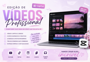Eu vou editar seu vídeo com qualidade como um profissional