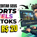 Eu vou editar seus Shorts, Reels ou TikToks