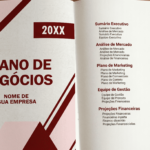 Eu vou fazer o plano e negócios que a sua empresa precisa