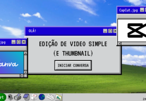 Eu vou editar seu vídeo e fazer sua miniatura.