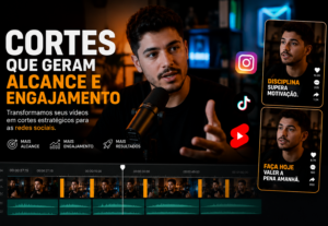 Eu vou transformar seus videos em cortes estratégicos