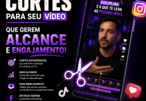 Eu vou criar cortes para seu video