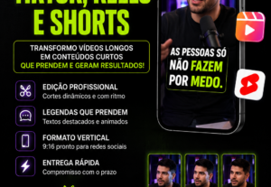 Eu vou Fazer cortes para seus vídeos.