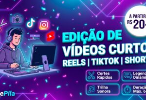 Eu vou editar seu vídeo com cortes rápidos