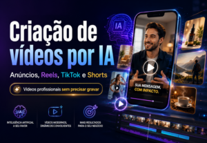 Eu vou criar vídeos com IA para anúncios, Reels, TikTok