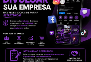 Eu vou divulgar sua empresa nas redes sociais