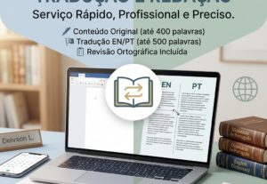 Eu vou Traduzir textos ou artigos de até 1000 palavras em 24...