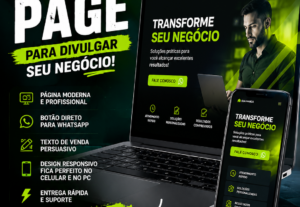 Eu vou Criar landing page simples para divulgar seu negócio