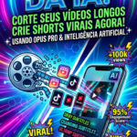 Eu vou cortar seus vídeos longos em Shorts virais usando IA