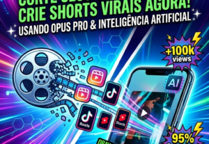 Eu vou cortar seus vídeos longos em Shorts virais usando IA