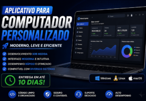 Eu vou criar um aplicativo pra computador para você