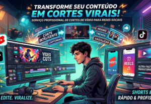 Eu vou criar cortes de videos
