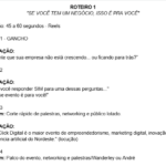 Eu vou criar roteiros para criação de conteúdo da sua empres...