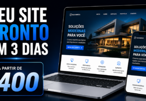 Eu vou fazer seu site completo e do zero