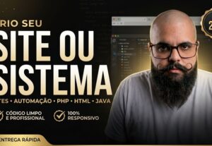 Eu vou criar um site ou landing page profissional que vende