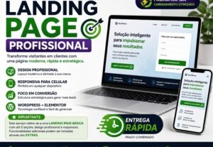 Eu vou Criar landing page profissional pra gerar + contatos.
