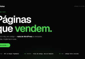 Eu vou criar sua landing page rápida e pronta pra vender