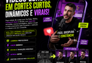 Eu vou criar cortes que geram engajamento.