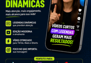 Eu vou editar 1 vídeo curto com legendas dinâmicas para você