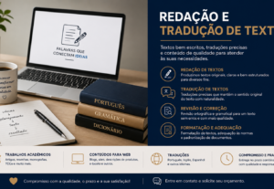 Eu vou Fazer cortes de vídeos e tradução de redação
