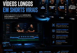 Eu vou fazer a clipagem do seu vídeo longo