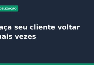 Eu vou criar um programa de fidelização pro seu comércio