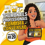 Eu vou Criar thumbnails profissionais de alta conversão