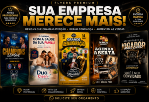 Eu vou criar um flyer impactante para seu negócio ou evento