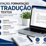 Eu vou digitar, formatar e traduzir seus textos com qualidad...