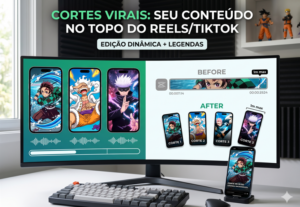 Eu vou transformar seus vídeos longos em conteúdos curtos.