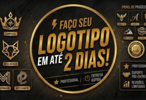 Eu vou Criar seu logotipo moderno e exclusivo em até 24 hora...