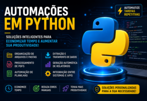 Eu vou criar automações personalizadas em Python